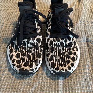 adidas Leopard Print Athletic Shoes